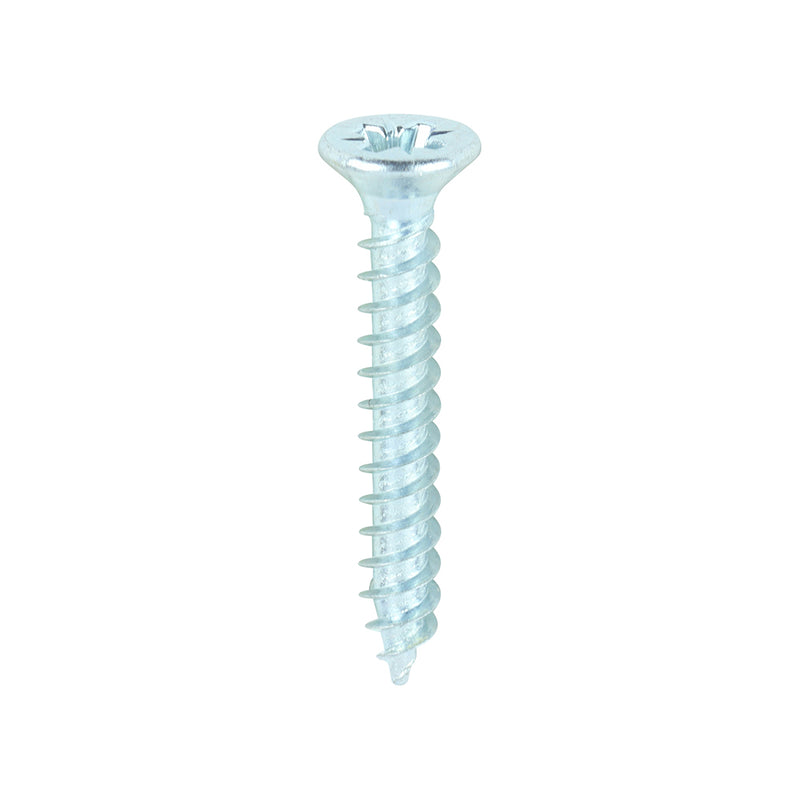 Twin-Thread Woodscrew - Zinc - Countersunk