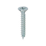 Twin-Thread Woodscrew - Zinc - Countersunk