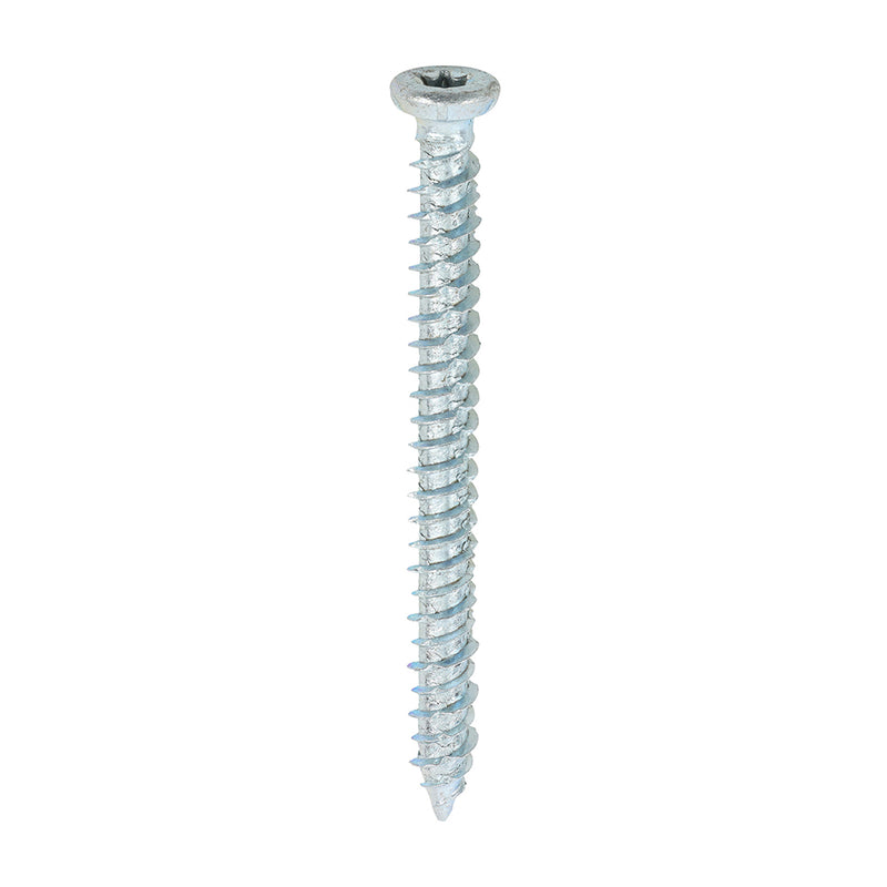 Concrete Bolts & Screws - Multi-Fix Concrete Screw - Countersunk - Zinc