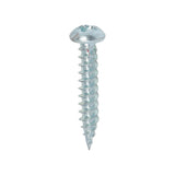 Twin-Thread Woodscrew - Zinc - Roundhead