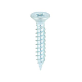 Twin-Thread Woodscrew - Zinc - Countersunk