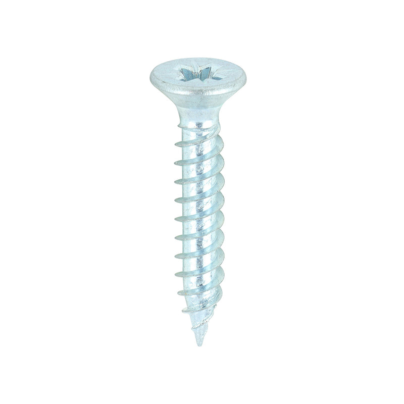 Twin-Thread Woodscrew - Zinc - Countersunk