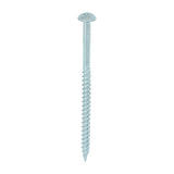 Twin-Thread Woodscrew - Zinc - Roundhead