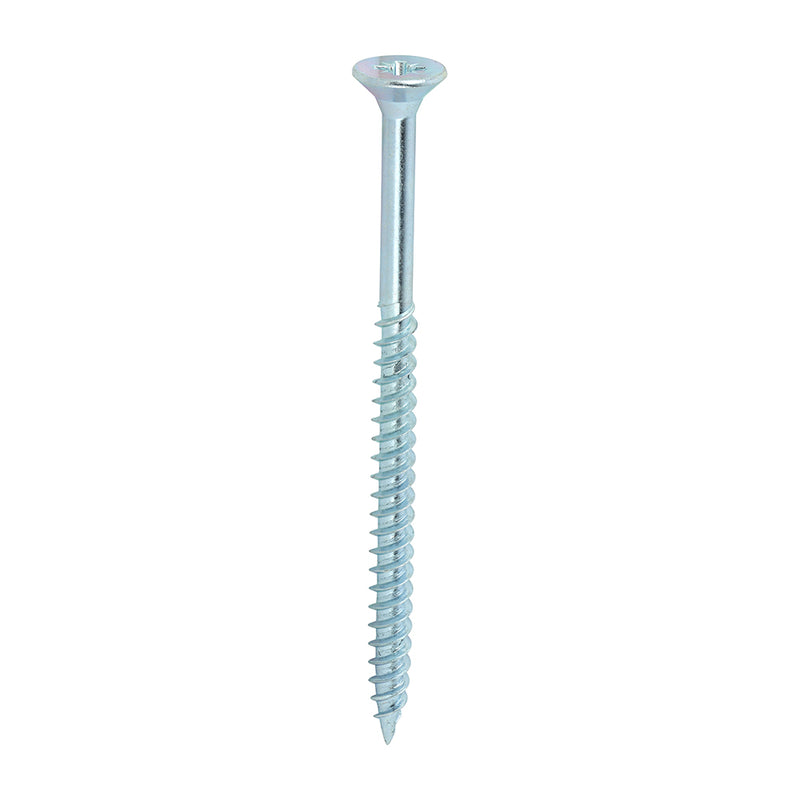 Twin-Thread Woodscrew - Zinc - Countersunk