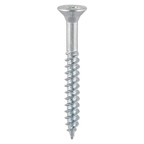 Twin-Thread Woodscrew - Zinc - Countersunk