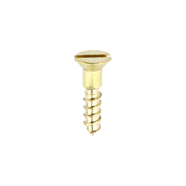 Brass Woodscrew - Countersunk