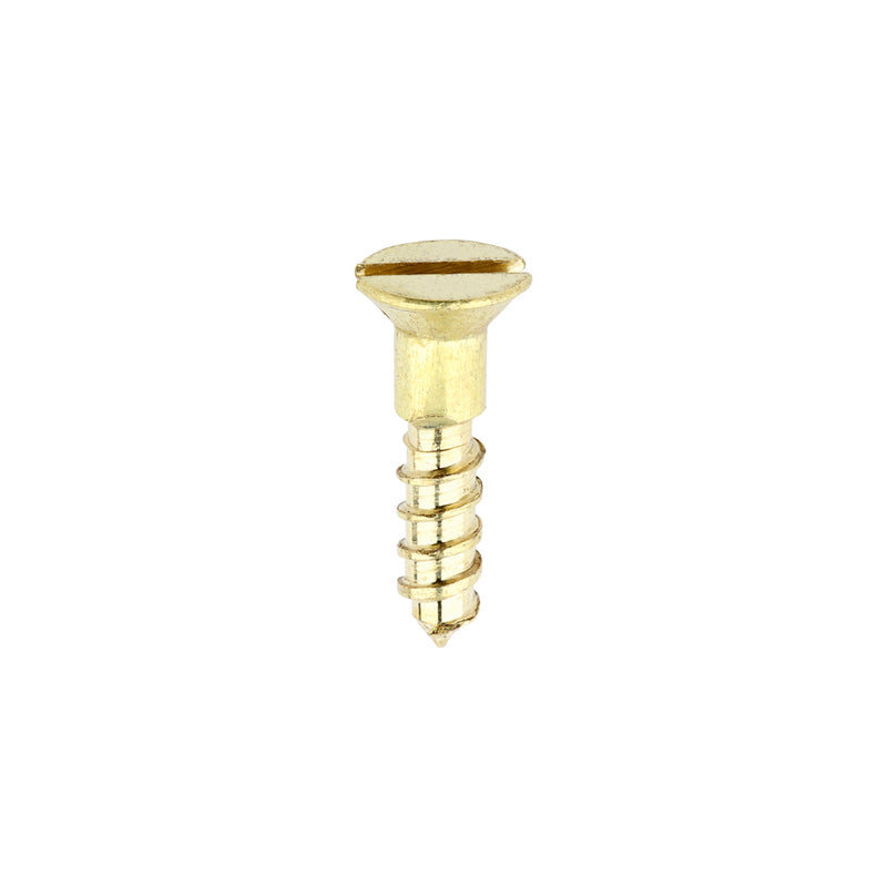 Brass Woodscrew - Countersunk