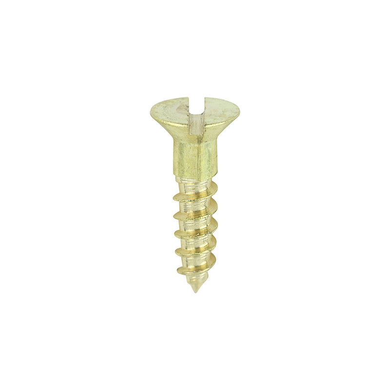 Brass Woodscrew - Countersunk