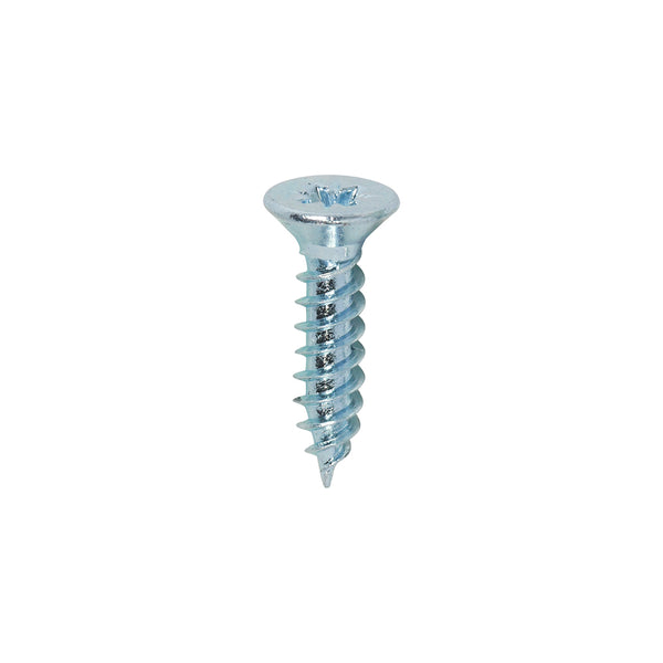 Twin-Thread Woodscrew - Zinc - Countersunk