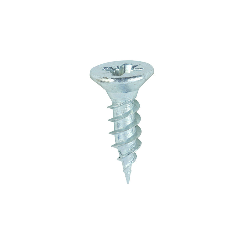 Twin-Thread Woodscrew - Zinc - Countersunk