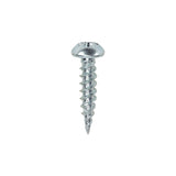 Twin-Thread Woodscrew - Zinc - Roundhead