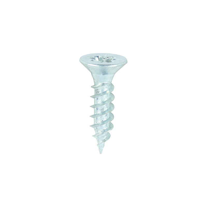 Twin-Thread Woodscrew - Zinc - Countersunk