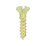 Brass Woodscrew - Countersunk