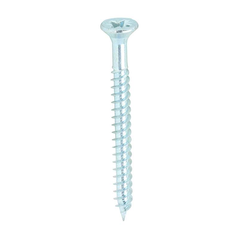 Twin-Thread Woodscrew - Zinc - Countersunk