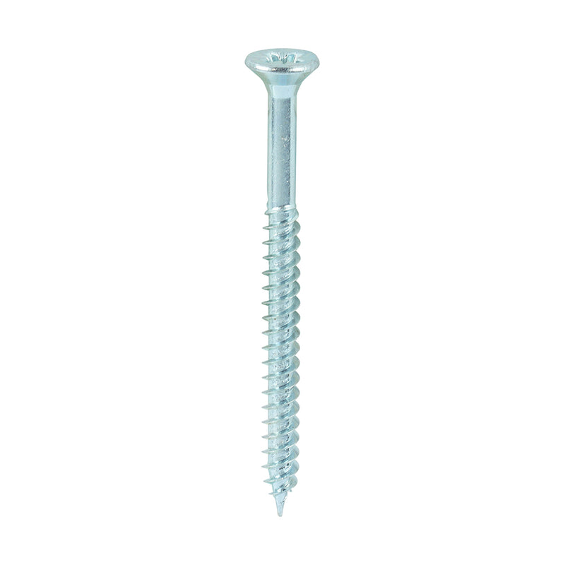 Twin-Thread Woodscrew - Zinc - Countersunk