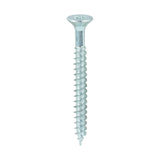Twin-Thread Woodscrew - Zinc - Countersunk