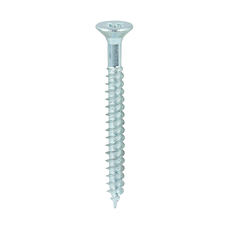 Twin-Thread Woodscrew - Zinc - Countersunk