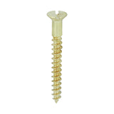 Brass Woodscrew - Countersunk