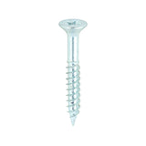 Twin-Thread Woodscrew - Zinc - Countersunk