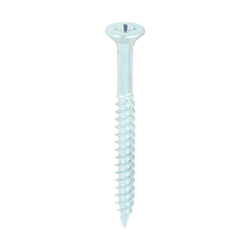 Twin-Thread Woodscrew - Zinc - Countersunk