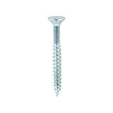 Twin-Thread Woodscrew - Zinc - Countersunk
