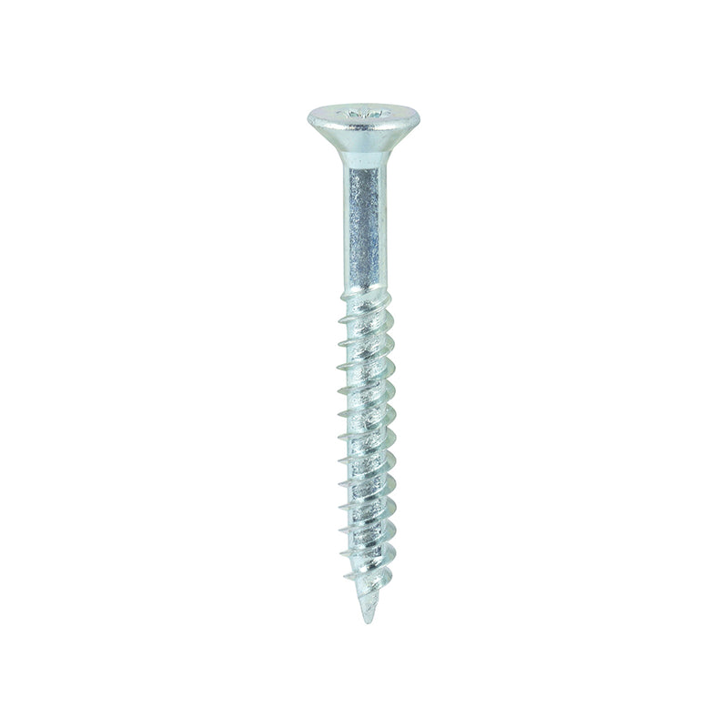 Twin-Thread Woodscrew - Zinc - Countersunk