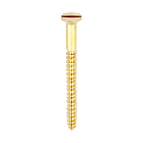 Brass Woodscrew - Countersunk
