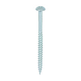Twin-Thread Woodscrew - Zinc - Roundhead
