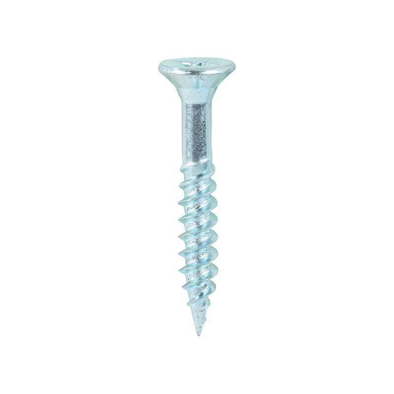 Twin-Thread Woodscrew - Zinc - Countersunk