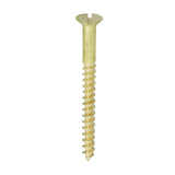 Brass Woodscrew - Countersunk