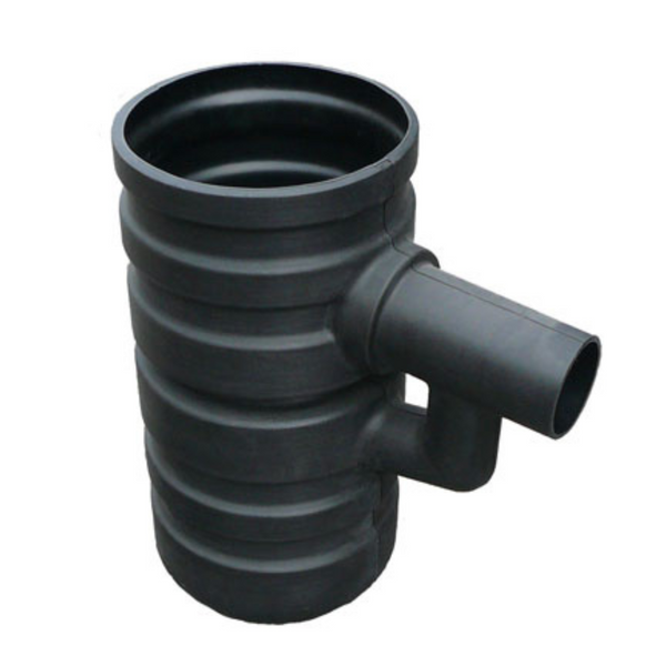 300mm Plastic Gully, designed for efficient surface water drainage in smaller applications such as residential gardens, driveways, and landscapes. This durable, lightweight gully helps prevent blockages and manage water runoff effectively. Image highlights the sturdy plastic construction, compact 300mm size, and easy installation, providing a reliable solution for efficient water flow management in various outdoor spaces