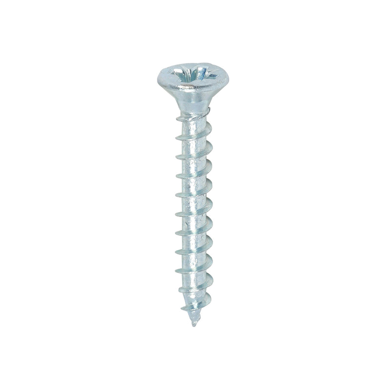 Solo Woodscrew - Zinc - Countersunk