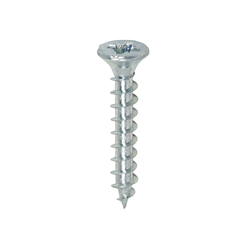 Solo Woodscrew - Zinc - Countersunk