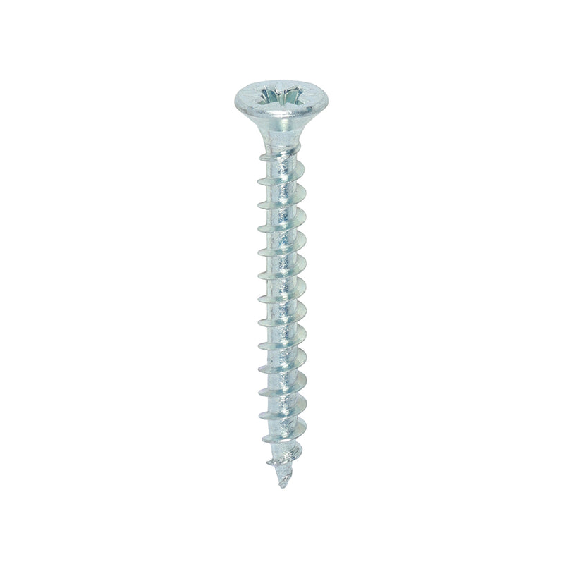 Solo Woodscrew - Zinc - Countersunk