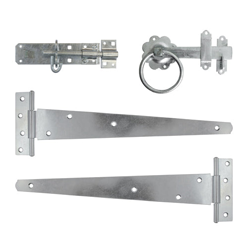 Exterior Gate & Door Furniture - Side Gate Kit - Ring Latch