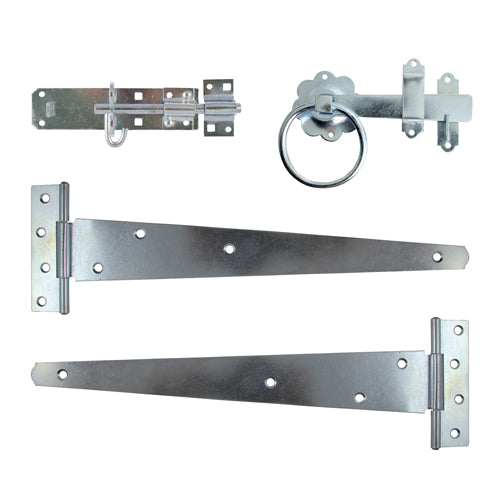 Exterior Gate & Door Furniture - Side Gate Kit - Ring Latch