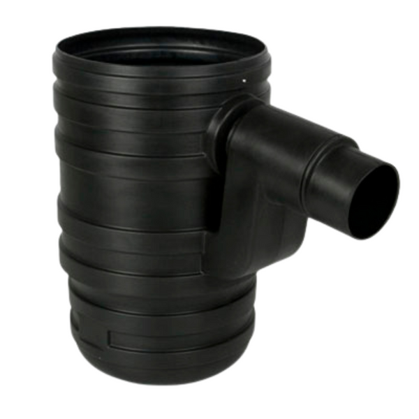 450mm Plastic Gully, designed for efficient surface water drainage, helping to manage runoff in gardens, landscapes, and urban environments. This durable, lightweight gully is ideal for use in both residential and commercial drainage systems. Image highlights the robust plastic construction, easy-to-install design, and 450mm size, offering an effective solution for water management and preventing blockages