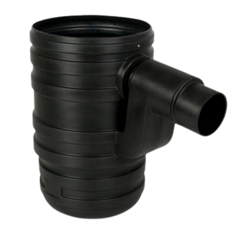 450mm Plastic Gully, designed for efficient surface water drainage, helping to manage runoff in gardens, landscapes, and urban environments. This durable, lightweight gully is ideal for use in both residential and commercial drainage systems. Image highlights the robust plastic construction, easy-to-install design, and 450mm size, offering an effective solution for water management and preventing blockages