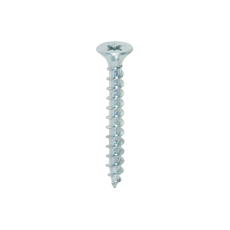Solo Woodscrew - Zinc - Countersunk