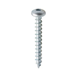 Solo Woodscrew - Zinc - Pan Head