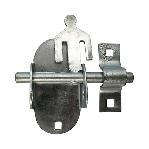 Exterior Gate & Door Furniture - Oval Padbolt