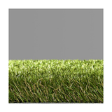 Close-up of green grass with a gray rectangular overlay