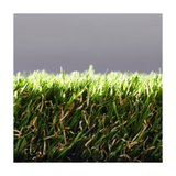 Artificial grass with a gray background