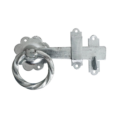 Exterior Gate & Door Furniture - Twisted Ring Gate Latch