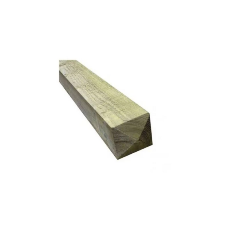 Treated Large Gate Posts Pyramid Top
