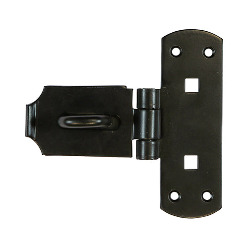 Exterior Gate & Door Furniture - Heavy Vertical Bolt On Hasp & Staple