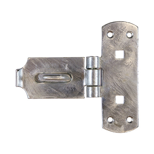 Exterior Gate & Door Furniture - Heavy Vertical Bolt On Hasp & Staple