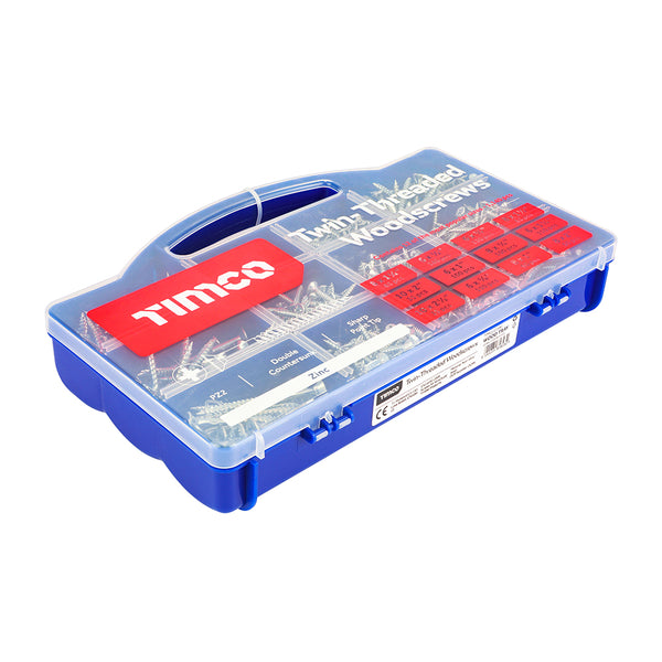 Twin-Thread Woodscrew - Mixed Tray