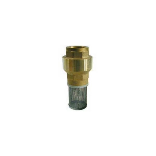 Foot valve, designed to prevent backflow and maintain prime in pumps. Featuring a durable, corrosion-resistant body with a mesh strainer, it ensures smooth water flow and protects the system from debris and damage in irrigation applications