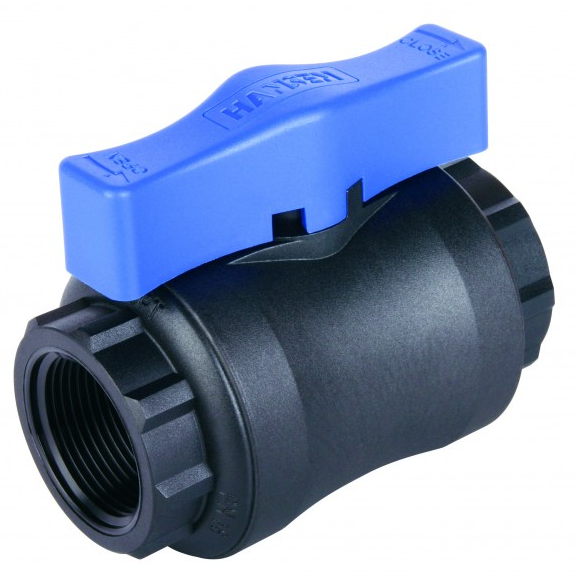 Hansen ball valve, a durable and reliable valve used to control water flow in irrigation systems. Featuring a quarter-turn mechanism for easy operation, it offers precise flow regulation and is resistant to corrosion and wear for long-lasting performance